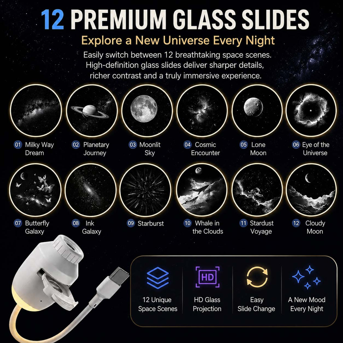 AOAOIO™ ✨Plug-and-Play HD Star Projector🥳50,000+ Happy Users🌍