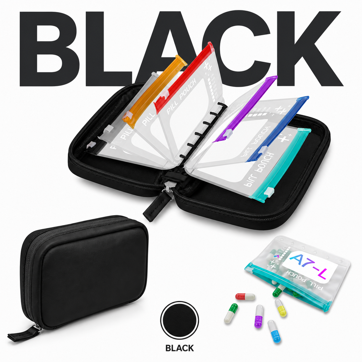 500,000+ Sold Every Year!🔥Travel Pill Organizer with Pouches