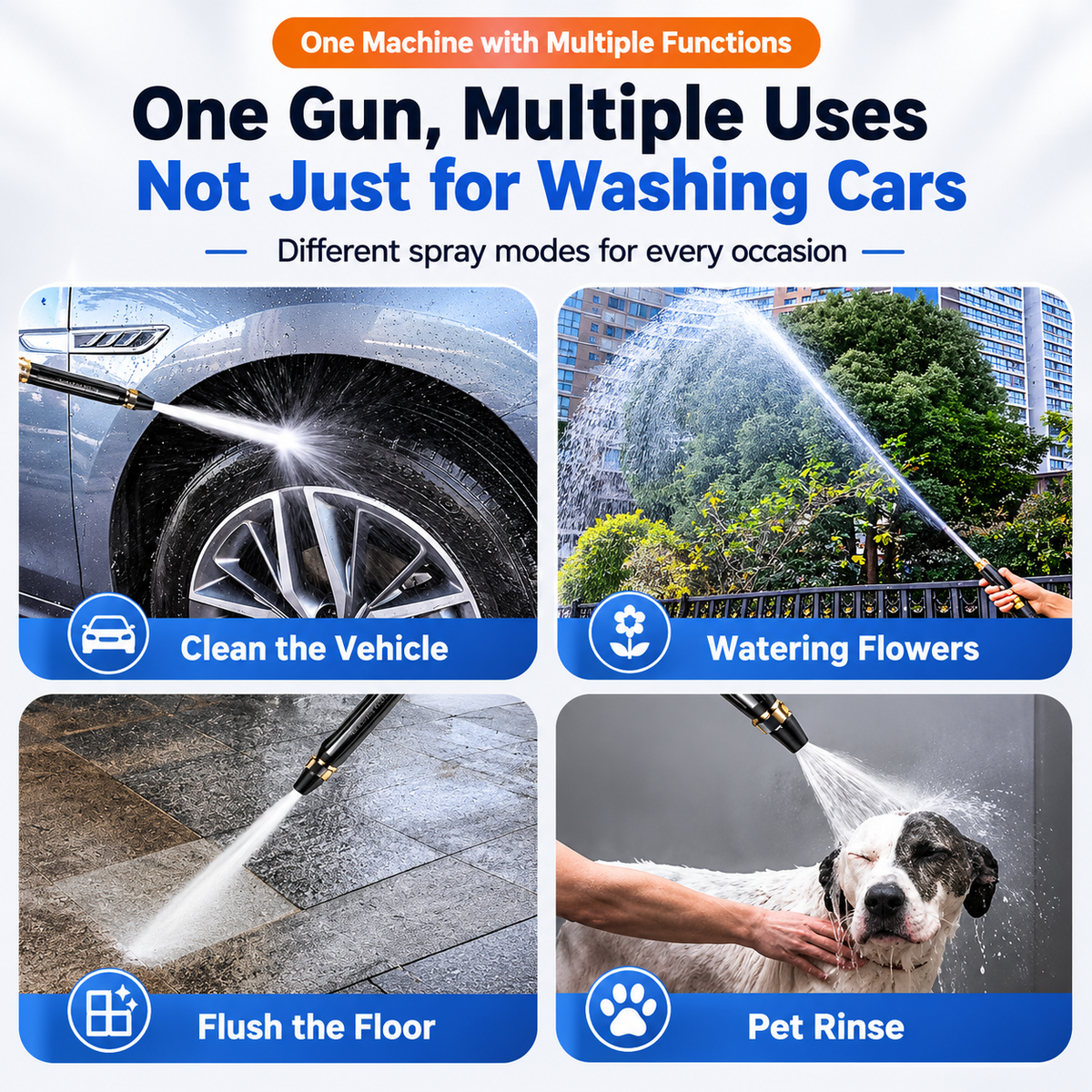 LAST DAY 65% OFF🔥AOAOIO™ Home High-Pressure Car Wash Water Gun