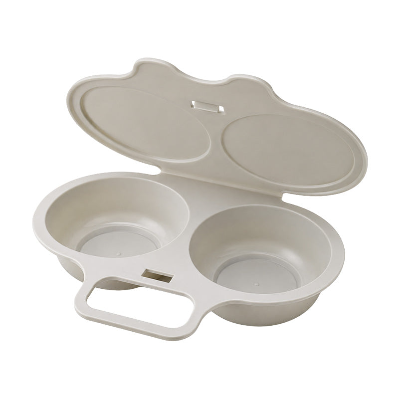 🎁BUY 2 GET 1 FREE! | Microwave Egg Poacher, Dual‑Cavity Non‑Stick, Easy‑to‑Clean