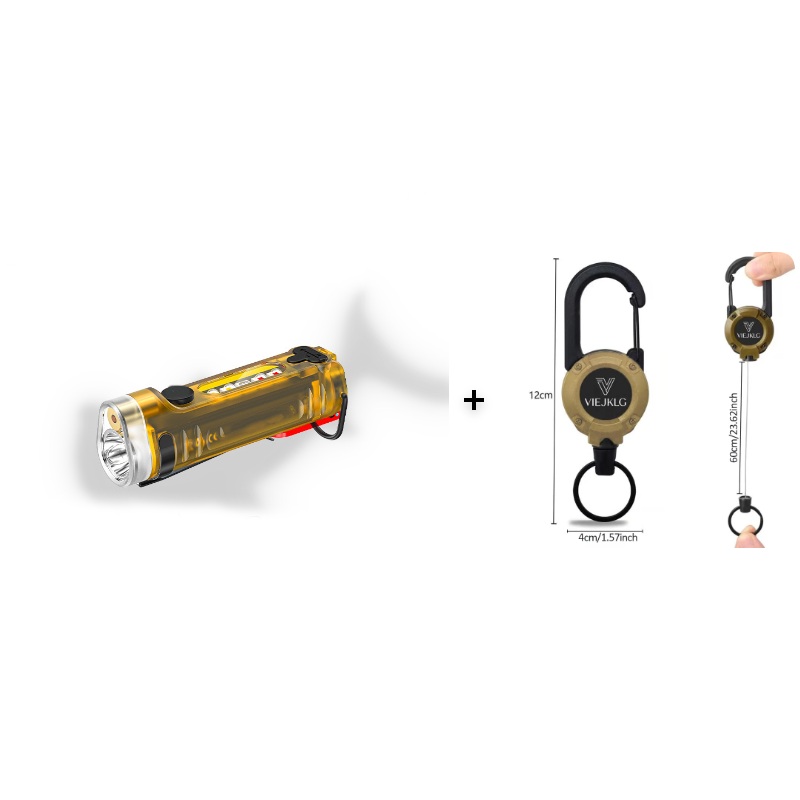 AOAOIO™ 🔥Multi-Functional Rechargeable Mini Keychain Flashlight 🌍