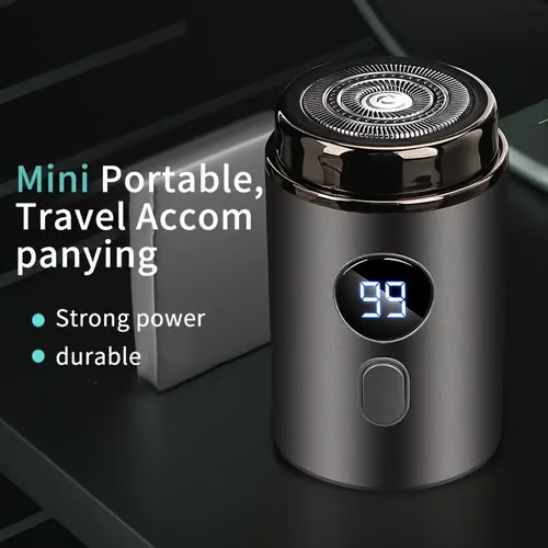 🔥50% OFF: The Pocket-Sized Power Shaver with Smart Display 🌍