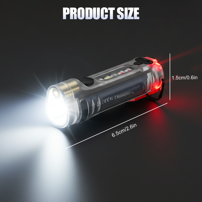 AOAOIO™ 🔥Multi-Functional Rechargeable Mini Keychain Flashlight 🌍