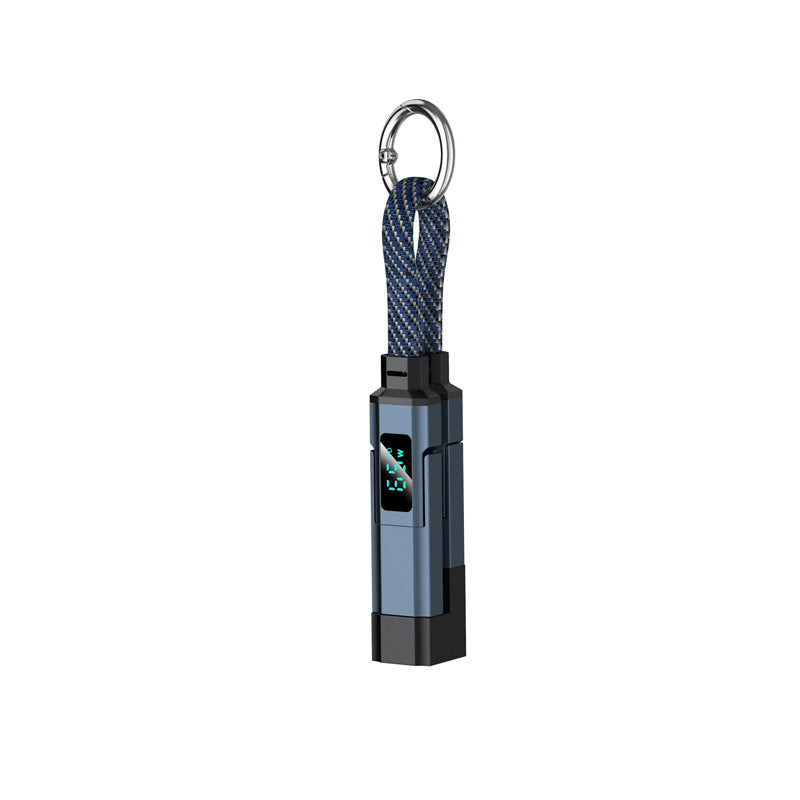 AOAOIO™ 4-in-1 EDC Cable - 65W Fast Charging USB-C Keychain Cord with Digital Display